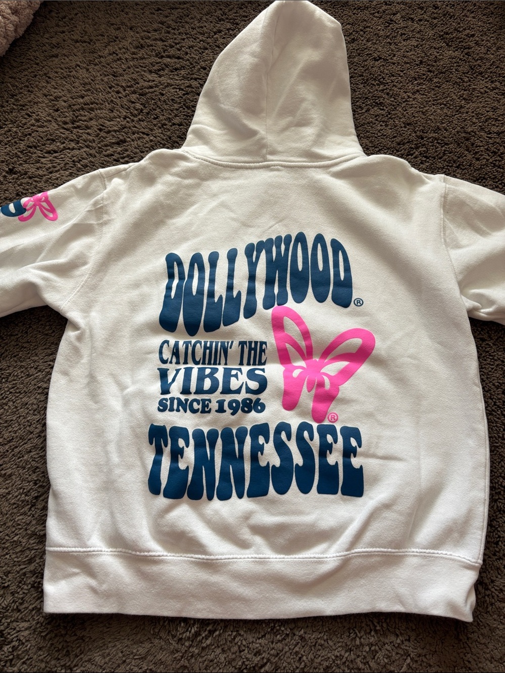 Dollywood White Hoodie